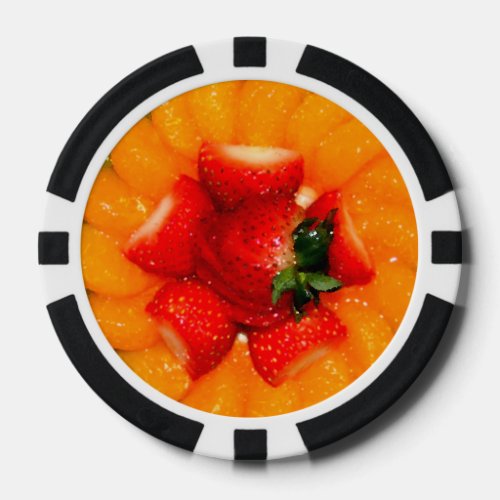 Fruit Arrangement Poker Chips