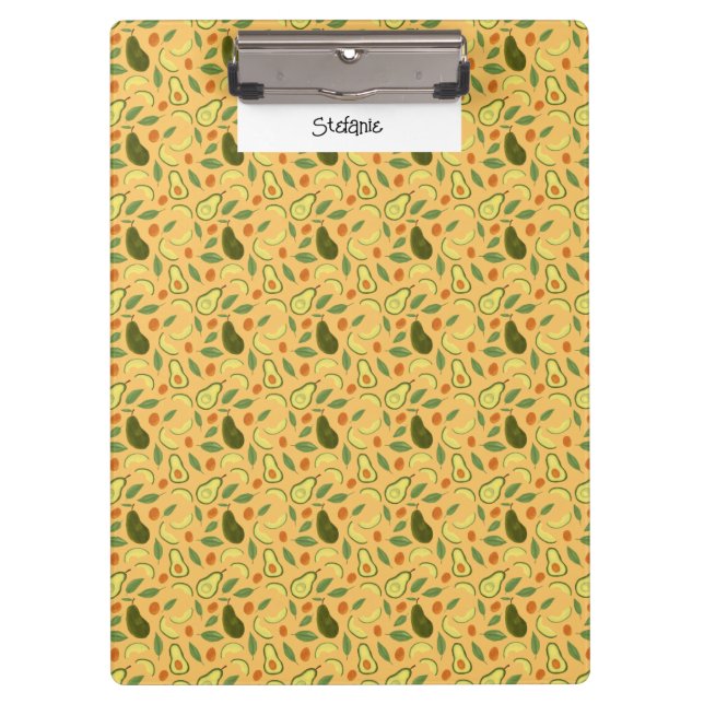Fruit Basket Collection - Avocado Clipboard (Front)