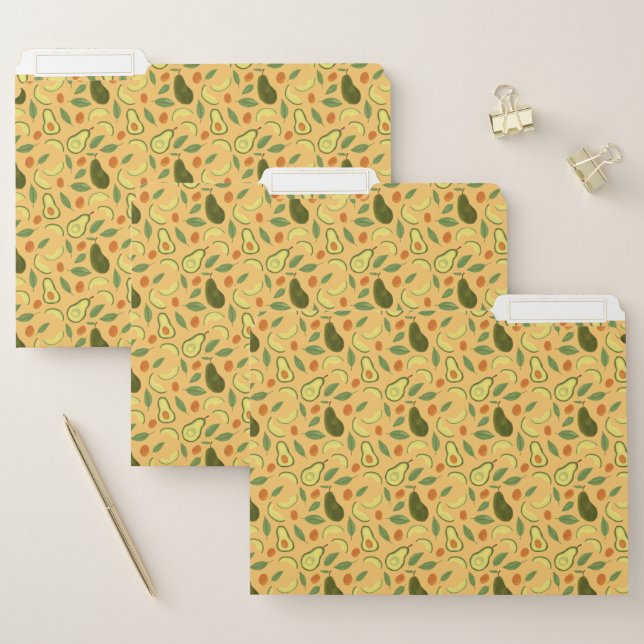Fruit Basket Collection - Avocado File Folder (Set)