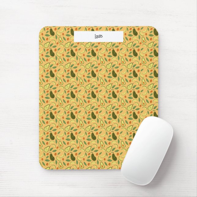 Fruit Basket Collection - Avocado Mouse Pad (With Mouse)