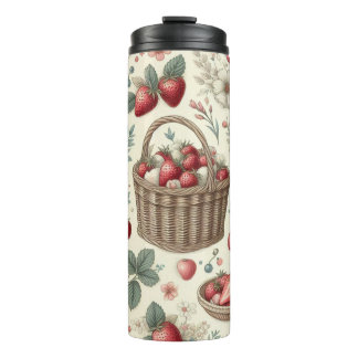 Fruit Basket Gingham Fun Thermal Tumbler