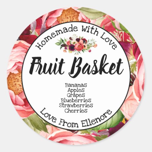 Fruit Basket Label