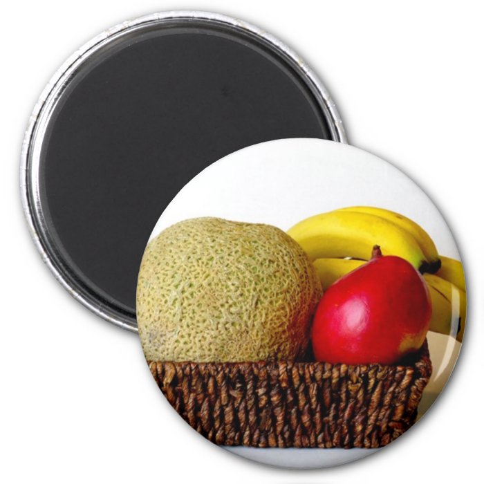 Fruit Basket Refrigerator Magnets