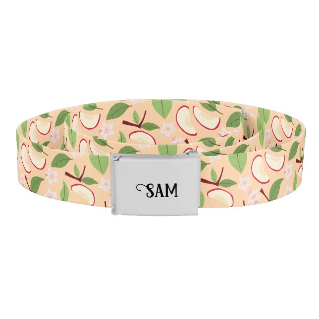 Fruit Basket Pattern Collection - Apples Belt (Coil)