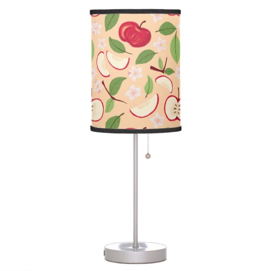 Fruit Basket Pattern Collection - Apples Table Lamp (Left)