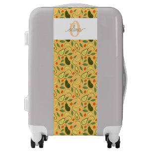 Fruit Basket Pattern Collection - Avocado Luggage