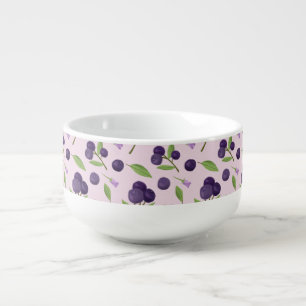 Fruit Basket Pattern Collection - Blueberries Soup Mug