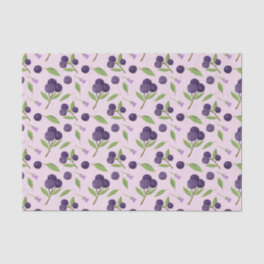 Fruit Basket Pattern Collection - Blueberries Tissue Paper