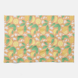 Fruit Basket Pattern Collection - Lemon Kitchen Towel