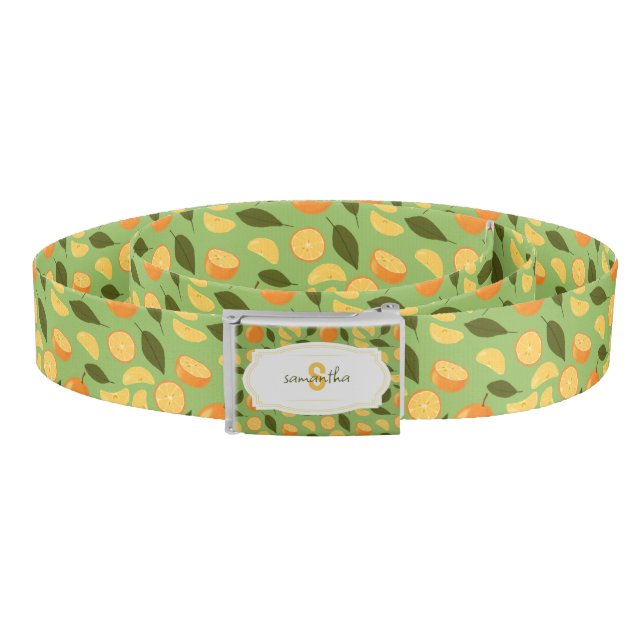 Fruit Basket Pattern Collection - Oranges Belt (Coil)