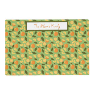 Fruit Basket Pattern Collection - Oranges Placemat