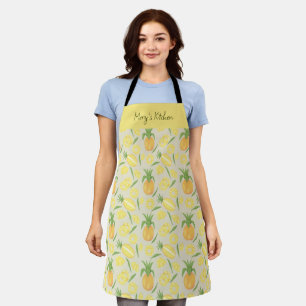 Fruit Basket Pattern Collection - Pineapples Apron
