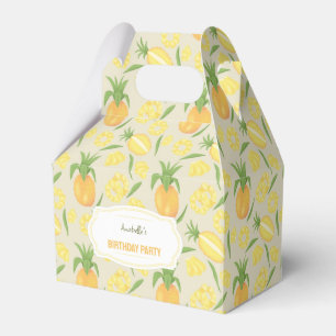 Fruit Basket Pattern Collection - Pineapples Favor Boxes