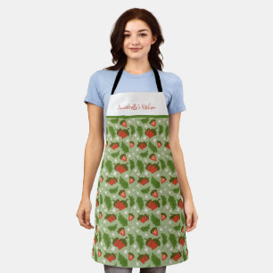 Fruit Basket Pattern Collection - Strawberries Apron