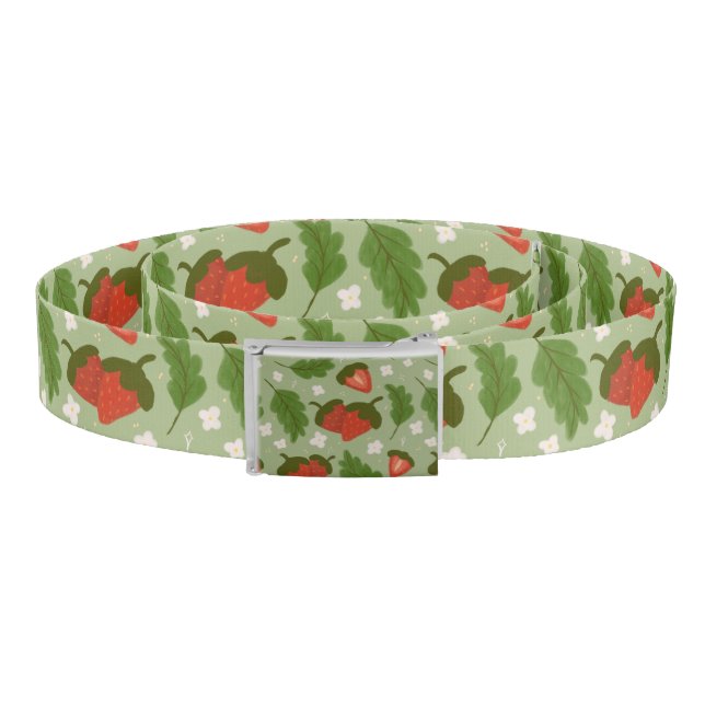 Fruit Basket Pattern Collection - Strawberries Belt (Coil)