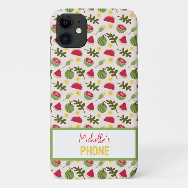 Fruit Basket Pattern Collection - Watermelon Case-Mate iPhone Case (Back)