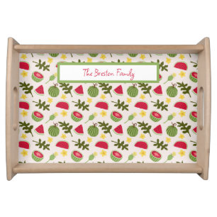 Fruit Basket Pattern Collection - Watermelon Serving Tray