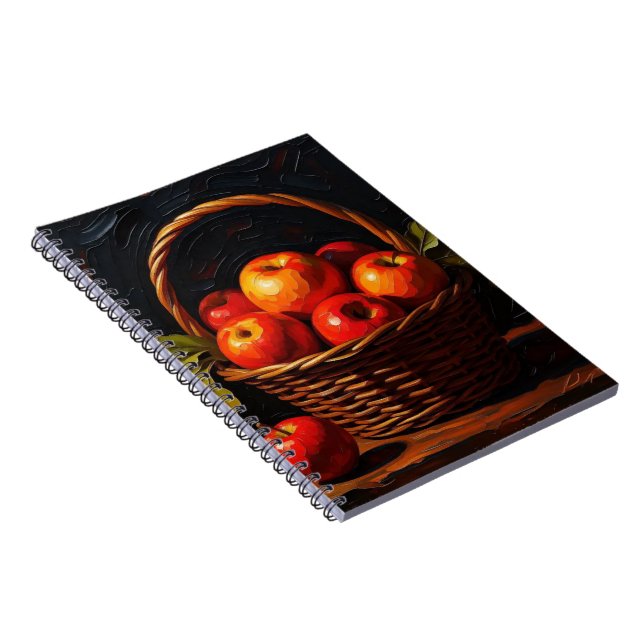 Fruit Basket Still Life Photo Notebook (Right Side)
