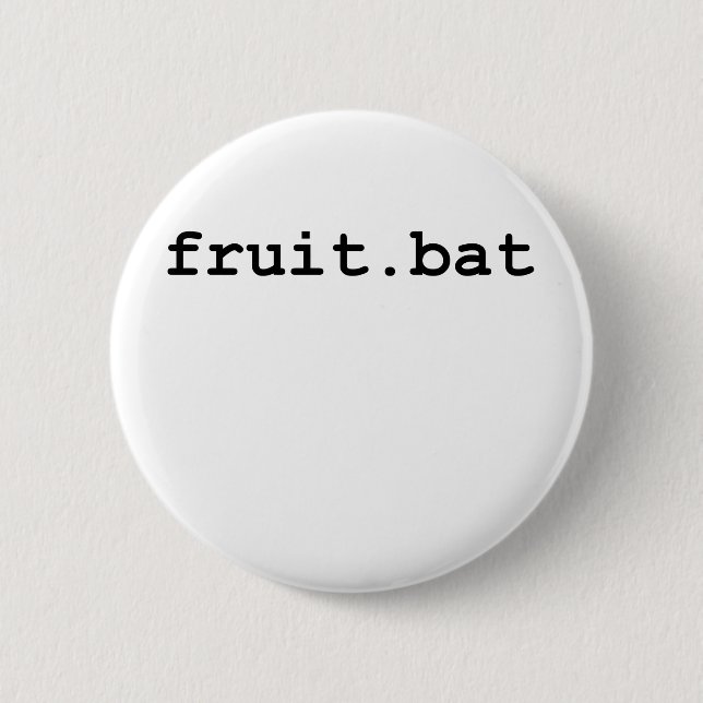 Fruit.bat Pinback Button (Front)