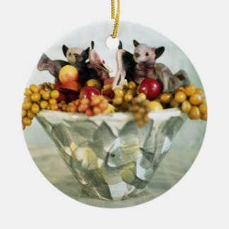 fruit bats ornament