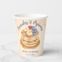 Fruit Blueberry Pancakes & Pajamas 1st Birthday
