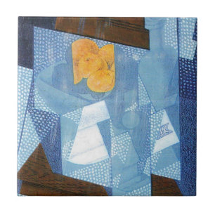 Fruit Bowl by Juan Gris, Vintage Cubism Still Life Ceramic Tile
