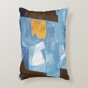 Fruit Bowl by Juan Gris, Vintage Cubism Still Life Decorative Pillow