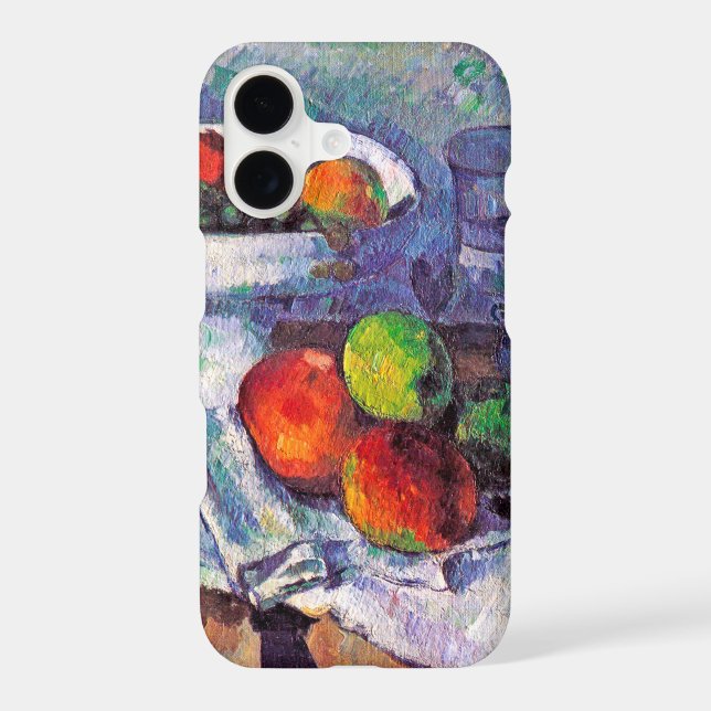Fruit bowl, Glass and Apples, Cezanne Case-Mate iPhone Case (Back)