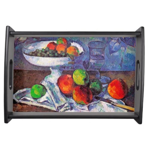 Fruit bowl Glass and Apples Cezanne Serving Tray