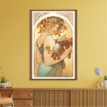 Fruit by Alphonse Mucha, Vintage Art Nouveau Canvas Print