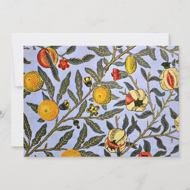 Fruit, by William Morris, Note Card (Front)