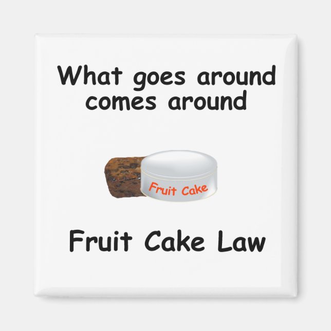 fruit cake law magnet (Front)