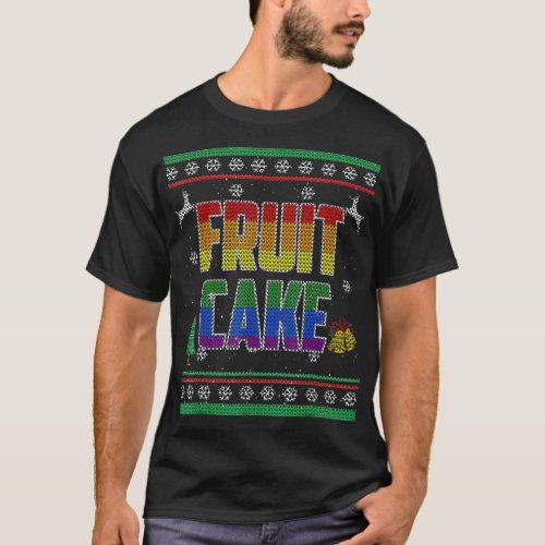 Fruit Cake LGBT Gay Pride Ugly Christmas Sweater