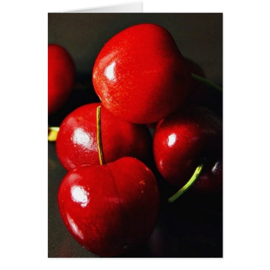 Fruit Cherries Cherry Cards (Front)