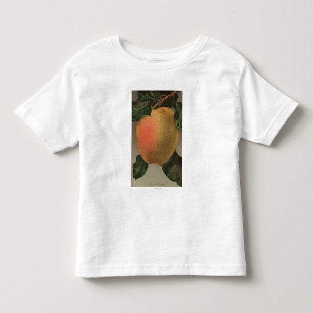 Fruit Chromo Lithograph of Belleflower Apple Toddler T-shirt (Front)