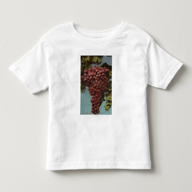 Fruit Chromo Lithograph of California Grapes Toddler T-shirt (Front)