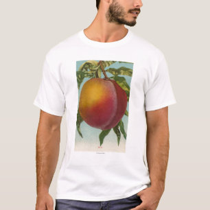 Fruit Chromo Lithograph of PeachFruitState T-Shirt