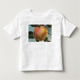 Fruit Chromo Lithograph of White Winter Pearmain Toddler T-shirt