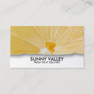 Fruit Closeup Retail Wholesale Business Card