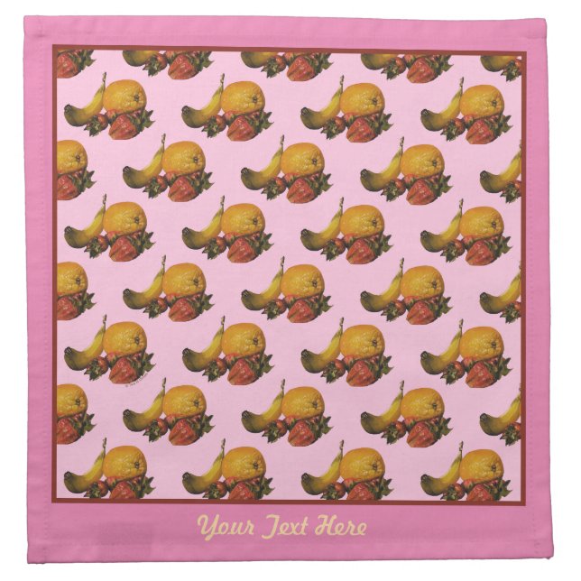Fruit Cloth Napkins (Front)