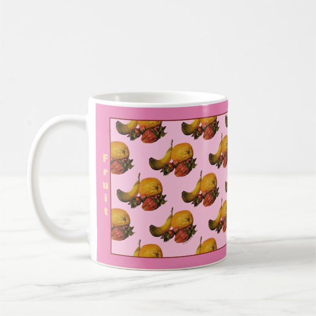 Fruit Coffee Mug - Optional Personalization (Left)