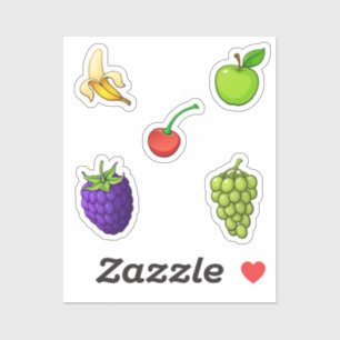 Fruit collection sticker