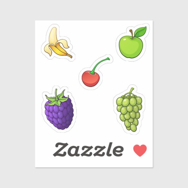 Fruit collection sticker (Sheet)