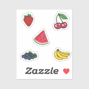 Fruit collection sticker