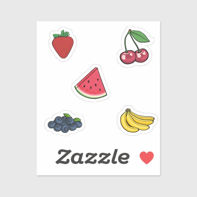 Fruit collection sticker (Sheet)