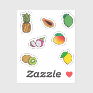 Fruit collection sticker