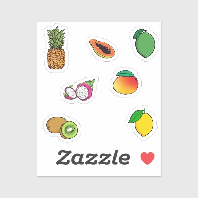 Fruit collection sticker (Sheet)