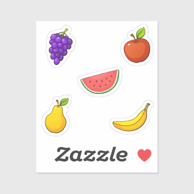 Fruit collection sticker (Sheet)