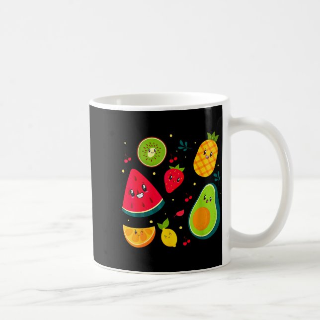 Fruit Costume Sweet Tea Fruit Salad Men Women Coup Coffee Mug (Right)
