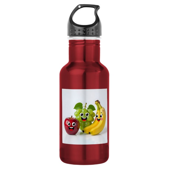 fruit cup stainless steel water bottle (Front)